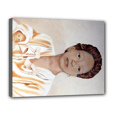 mom - Canvas 14  x 11  (Stretched)