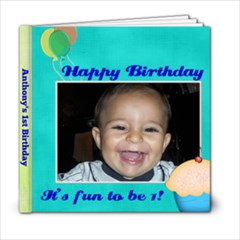 Tony s 1st bday book - 6x6 Photo Book (20 pages)