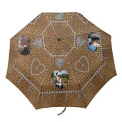 Diamonds & Hearts Umbrella - Folding Umbrella