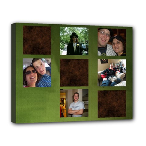 Dad and Annette s Christmas Present - Canvas 14  x 11  (Stretched)