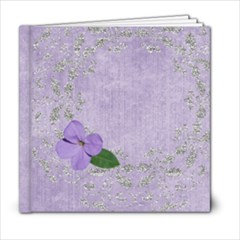 Violets 6x6 Book - 6x6 Photo Book (20 pages)