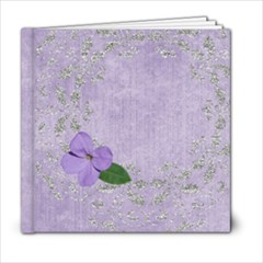 Violets 6x6 Book - 6x6 Photo Book (20 pages)