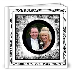 Fantasia Perfect Day Monochrome Wedding 8 x 8 39 page - 8x8 Photo Book (39 pages)