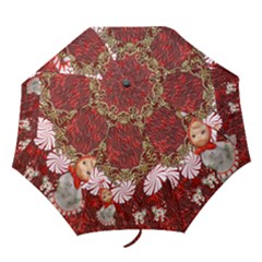 Candy Cane Christmas folding umbrella