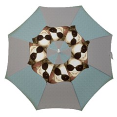 Flower Unbrella Purple And Blue