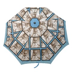Fantasia Cobalt Blue  multi frame umbrella - Folding Umbrella