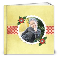 8 x 8 20 pages- template- Flower Girl - 8x8 Photo Book (20 pages)