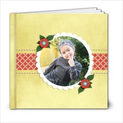 6 x 6 20 pages- template- Flower Girl - 6x6 Photo Book (20 pages)