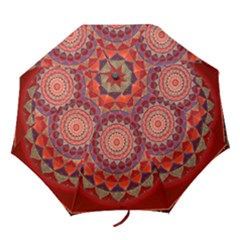 mandala umbrella - Folding Umbrella