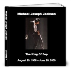 Michael Jackson 1 - 8x8 Photo Book (20 pages)