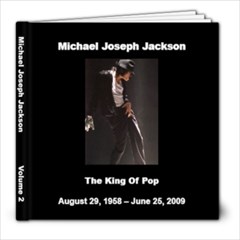 Michael Jackson 2 - 8x8 Photo Book (20 pages)