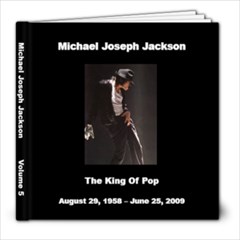 Michael Jackson 5 - 8x8 Photo Book (20 pages)