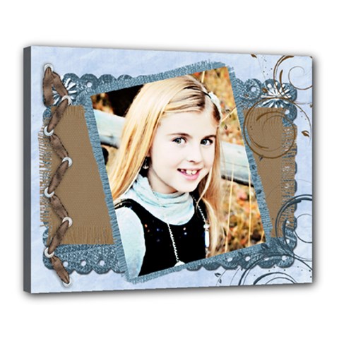 Blueberry Chocolate Canvas Template 20x16
