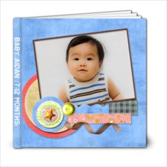 Aidan (7-12 Months) - 6x6 Photo Book (20 pages)