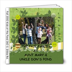 KIDS AT POND - 6x6 Photo Book (20 pages)
