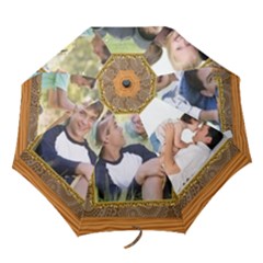 Wood umbrella - Folding Umbrella