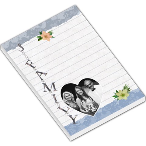 Family Large Memo Pad By Lil