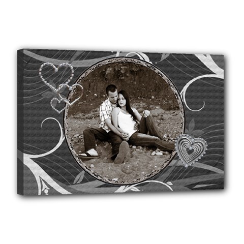 Romantic 12x18 Stretched Canvas - Canvas 18  x 12  (Stretched)