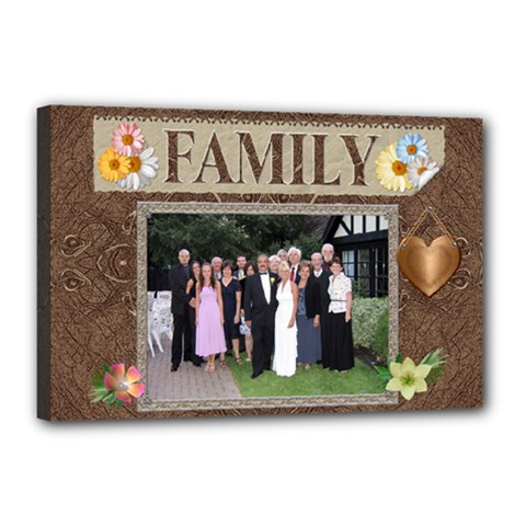 Family 18x12 Stretched Canvas - Canvas 18 x 12 (Stretched) Family 18x12 Stretched Canvas - Canvas 18 x 12 (Stretched)