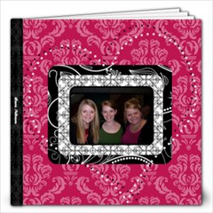 Pink, Black, & White LOVE 12x12 20 Page Book - 12x12 Photo Book (20 pages)