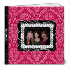 Pink, Black, & White LOVE 8x8 20 Page Book - 8x8 Photo Book (20 pages)