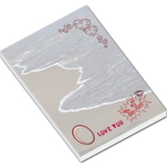 Love you THIS MUCH ocean shore large memo pad - Large Memo Pads Love you THIS MUCH ocean shore large memo pad - Large Memo Pads