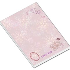 Love you THIS MUCH pink1 large memo pad - Large Memo Pads