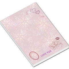 Love you THIS MUCH pink1 large memo pad - Large Memo Pads Love you THIS MUCH pink1 large memo pad - Large Memo Pads