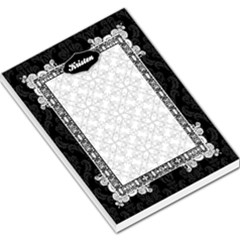 Black & White Large Memo Pad - Large Memo Pads