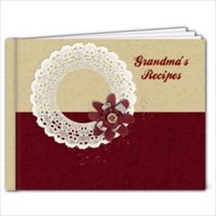 9x7 Recipe and/or Journal Album, Lace & flowers - 9x7 Photo Book (20 pages) 9x7 Recipe and/or Journal Album, Lace & flowers - 9x7 Photo Book (20 pages)