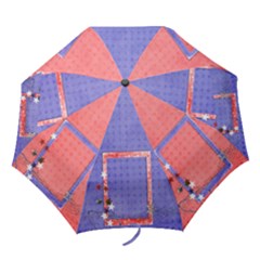 Red, White & Blue folding umbrella