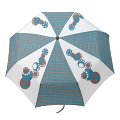 BLUE FOLDING UMBRELLA