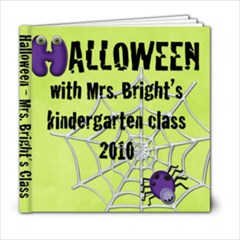 Kindergarten Halloween 2010 - Mrs. Bright - 6x6 Photo Book (20 pages)