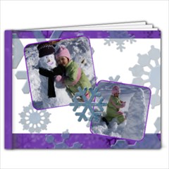 Snowy Days 7x9 album - 9x7 Photo Book (20 pages)
