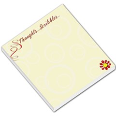 Thoughts & Scribbles Yellow Small Memopad - Small Memo Pads
