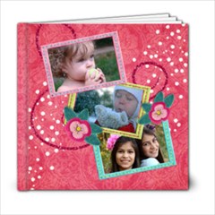 6x6 Pinktastic Holiday/Christmas Album - 6x6 Photo Book (20 pages)