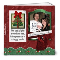 Happy Family Christmas 8x8 Photo Book - 8x8 Photo Book (20 pages)