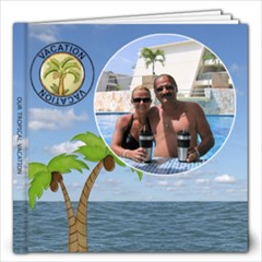 12x12 Tropical Vacation Book - 12x12 Photo Book (20 pages)