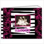 Pink n Zebra Family brag book 7 x 5 - 7x5 Photo Book (20 pages)