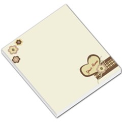 Hearts & Flowers Custom Memo Pad Small - Small Memo Pads Hearts & Flowers Custom Memo Pad Small - Small Memo Pads