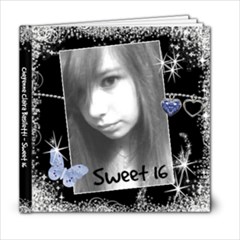 Sweet 16 Blue 6x6 - 6x6 Photo Book (20 pages)