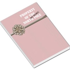 Property of the North pole large memo - Large Memo Pads