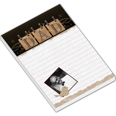 Dad Large Memo Pad By Lil