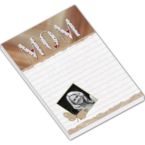 Mom Large Memo Pad By Lil