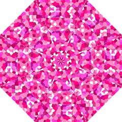 Pink Stained Glass - Folding Umbrella
