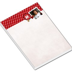 Red Polka Dots - Large Memo Pads