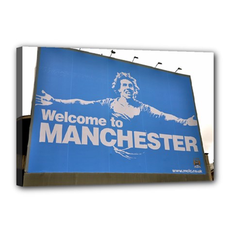 manchester-city-stretched - Canvas 18  x 12  (Stretched)