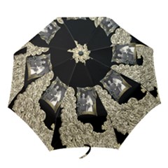 Golden Wedding Folding Umbrella