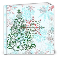 xmas swirl 8x8 album 2 - 8x8 Photo Book (20 pages)