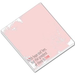 faith hope and love - Small Memo Pads